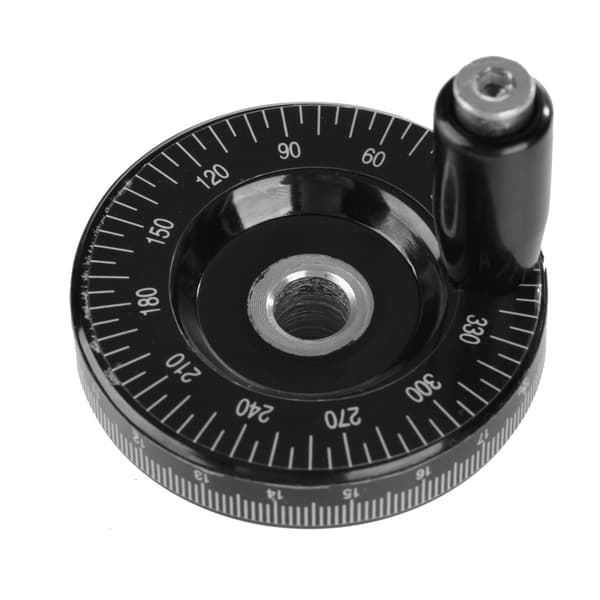 63mm Solid Bakelite Håndsveiv Maskinskala Tilbehør