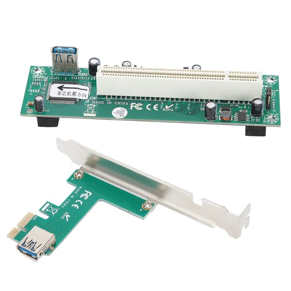 PCI Express til PCI Adapter Netværkskort Controller Mini ASM1083 4 Pin Stik