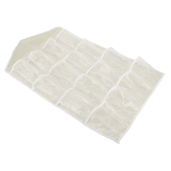 Hängande Förvaringsväska för Dörr Organizer Polyester Väggficka Hylla Beige för Sovrum Vardagsrum