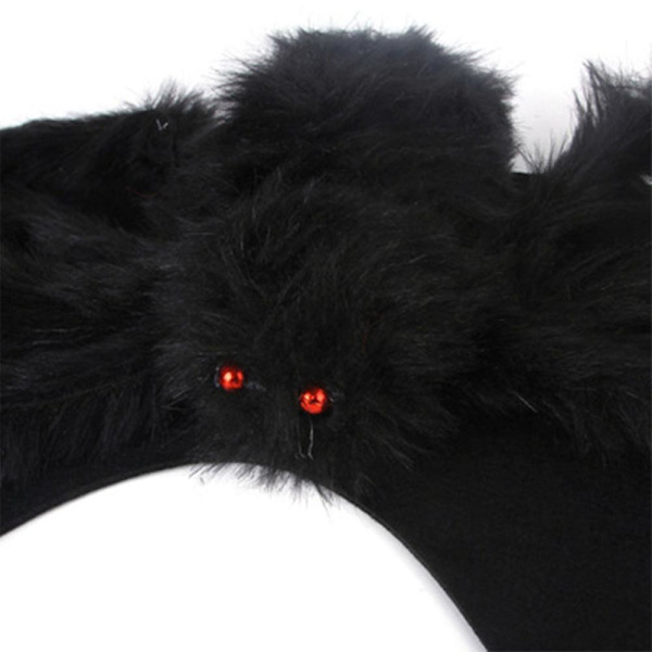 Kæledyr kostume Edderkop Halloween kæledyr rollespil hund kat kostume M Black
