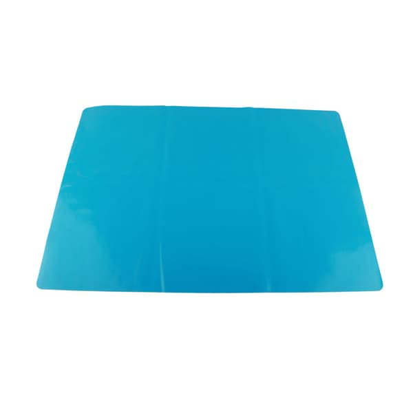 Non-stick silikon deigmatte med stekeskala Blå 50x70cm