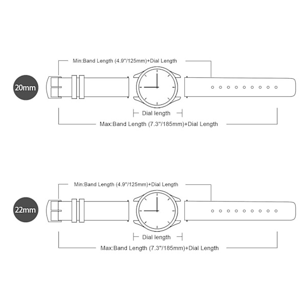 Hurtigfrigjøringsstropp 22 mm skinn- og silikonhybridstropp Garmin Forerunner/amazfit