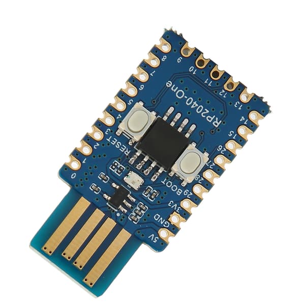 RP2040 Mikrokontroller Utvecklingskort Typ A 4MB Flash för Raspberry Pi