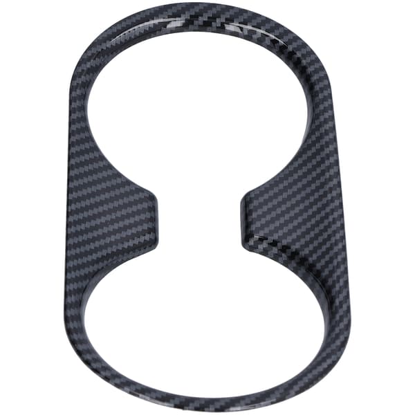 Karbonfiber Konsoll Vannkoppholder Deksel Trim Erstatning for Mazda CX3 2017 2019