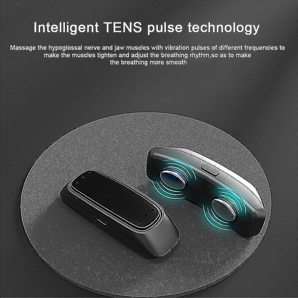 Bærbar Stop Snorken Hals Anti-snorken Device Sleep Aid Usb-opladning