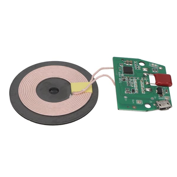 QI Trådløs Lademodul Hurtiglading Micro USB-port DIY Lader PCBA Kretskort