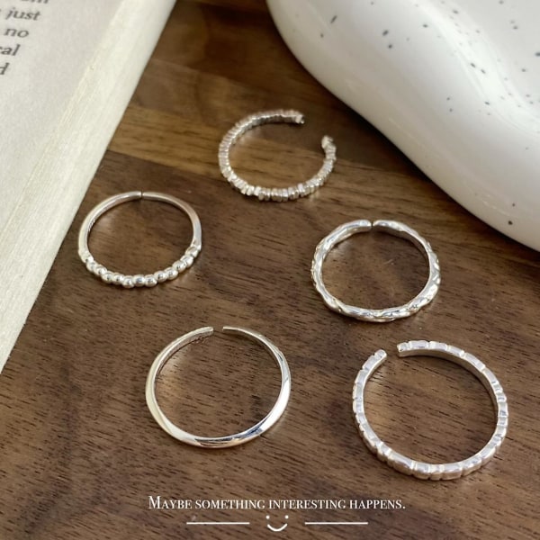 Ringpärlor S925 Silver Modesmycken Ac5322 3
