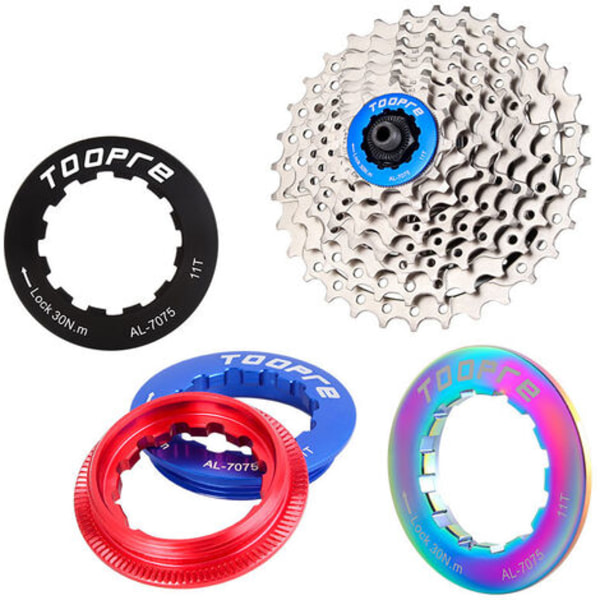 Svinghjul, Ultralett ringdeksel, kassettlåsdeksel Sykkelkjededeksellåsring for landeveissykler
