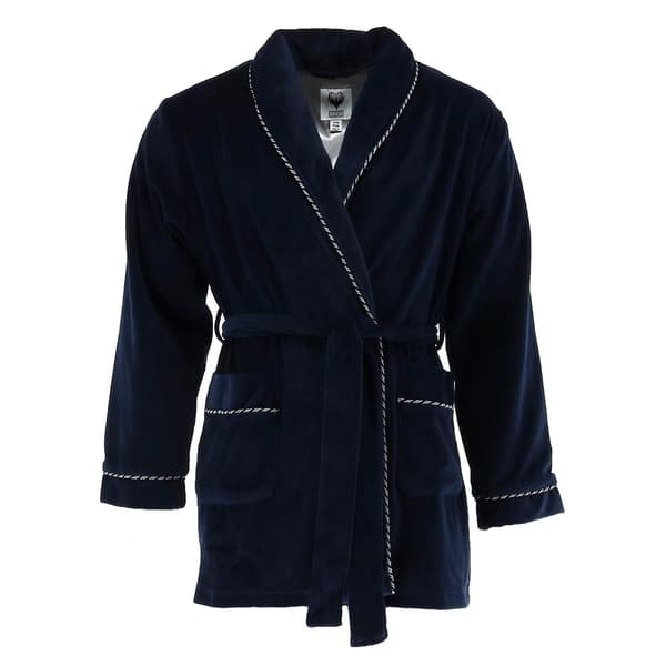 Ascentix Velour Satinforet Rygejakke (Mænd) Marineblå Navy Small / Medium