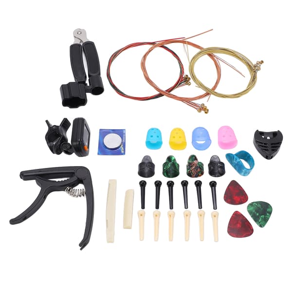 Gitarrtillbehör Kit 3 i 1 Strängbytare Stämapparat Stallpinne