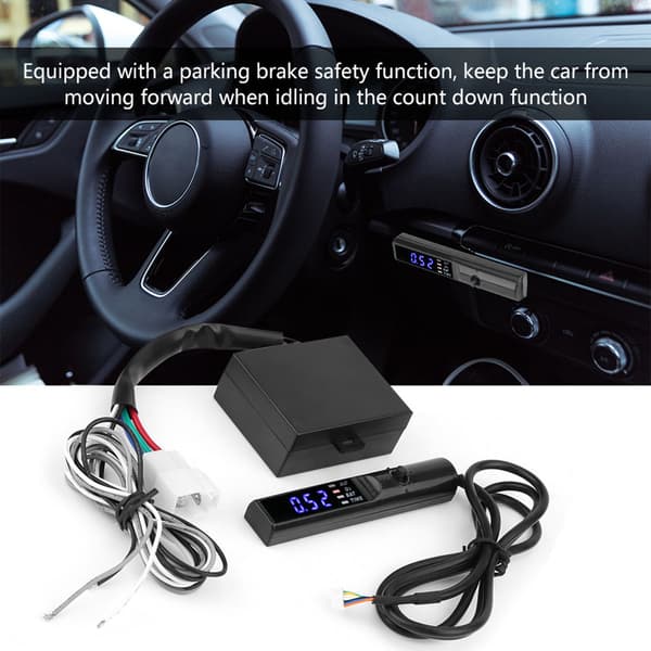 12V Universal Auto Turbo Timer Digital LED Display Parkerings Tidsforsinker