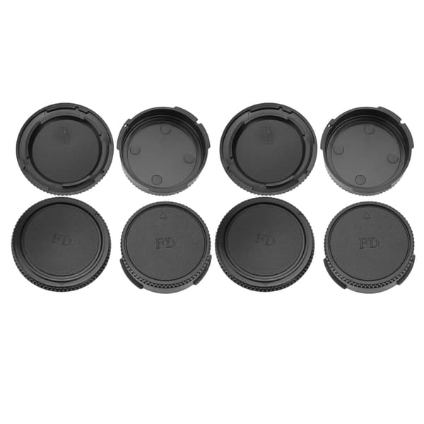Canon FD Mount Objektiv Front Bakdeksel Sett