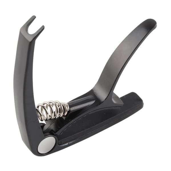 2 i 1 Zinklegering Guitar Capo Multifunktionel Professionel Musikinstrument Tilbehør Sort