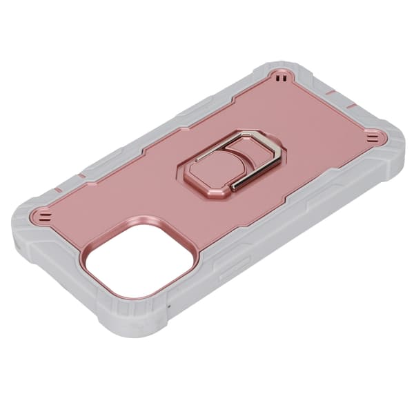 Ripebestandig Armor Stand-deksel for iPhone 13 Pro Max Grå Gull