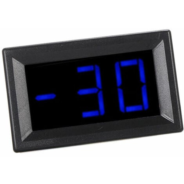 Digital termometer -30~800 grader C, blått ljus