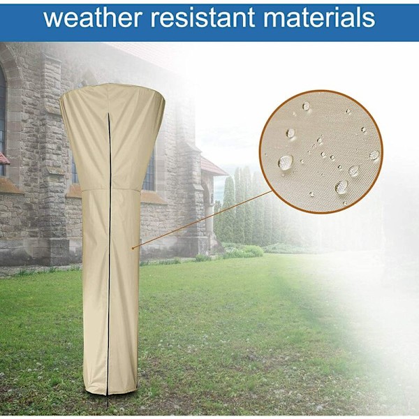Cover, Heavy Duty Vattentätt Trädgårdsrunda Utomhusmöblersskydd, Extra stort runt cover, Andningsbart tygskydd
