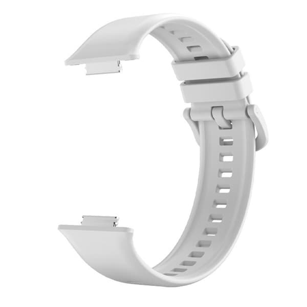 Justerbar silikone rem til Huawei Watch Fit 2, hvid