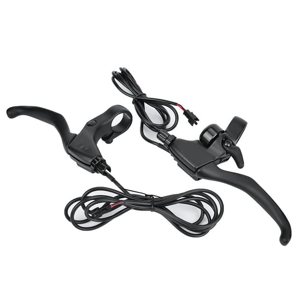Elektrisk Cykel Aluminium Legering Bremsegreb Styrgreb Sort 1 Par