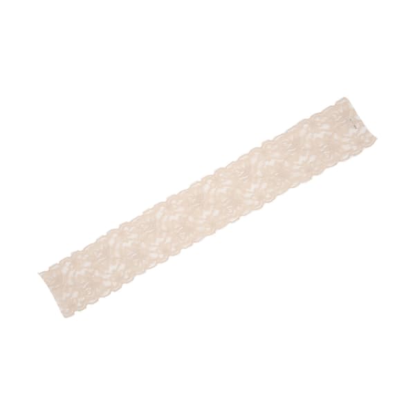 6 cm nylonspetsband, hudfärg, vacker utsmyckning, säker klädtillbehör