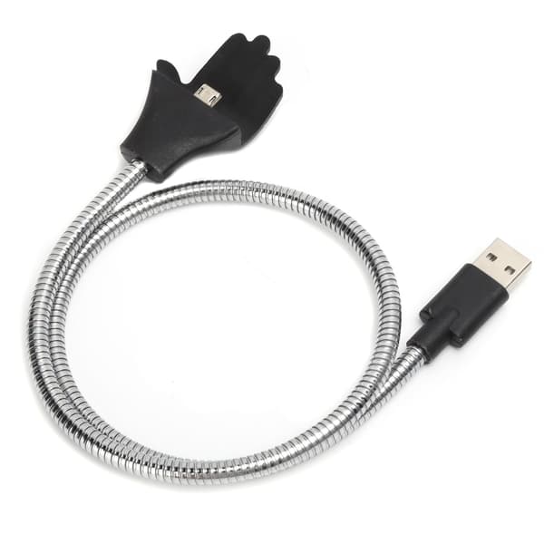 Fleksibelt mobiltelefonstativ opladerkabel USB-datakabelholder
