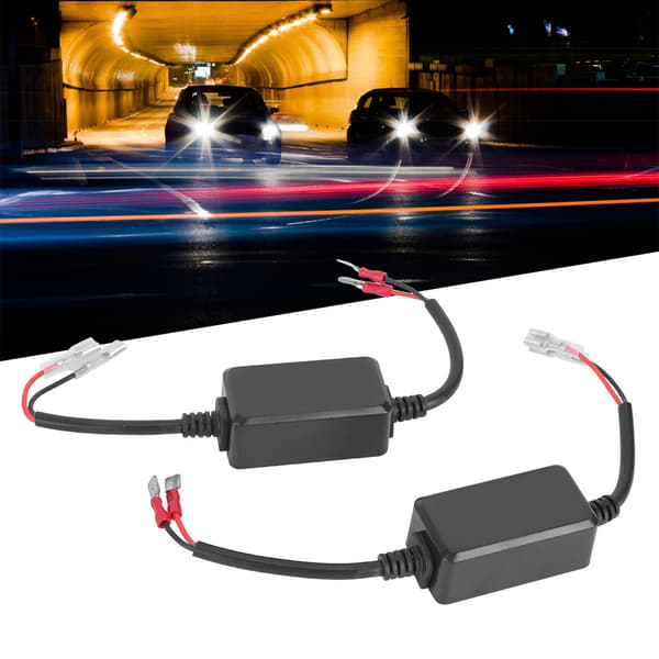H1 H3 Auto Bil LED-frontlykt Feilfri Dekoder Anti-flimmer Motstand Canceller