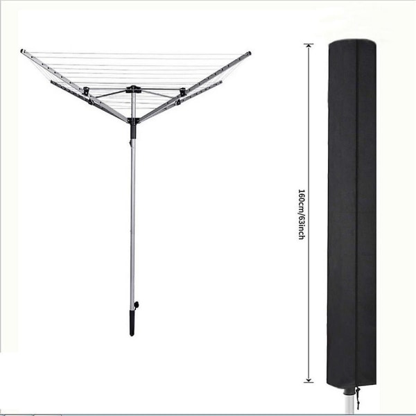 210d Oxford tyg utomhusparaply cover för utomhusklädsställ Cover 30 * 30 * 168 cm