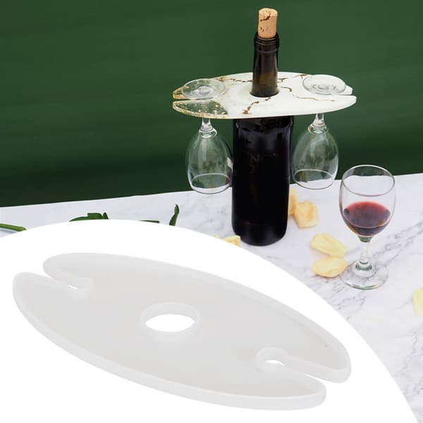 Silikon vinstativform - moderne og elegant holder til vinglasunderlag