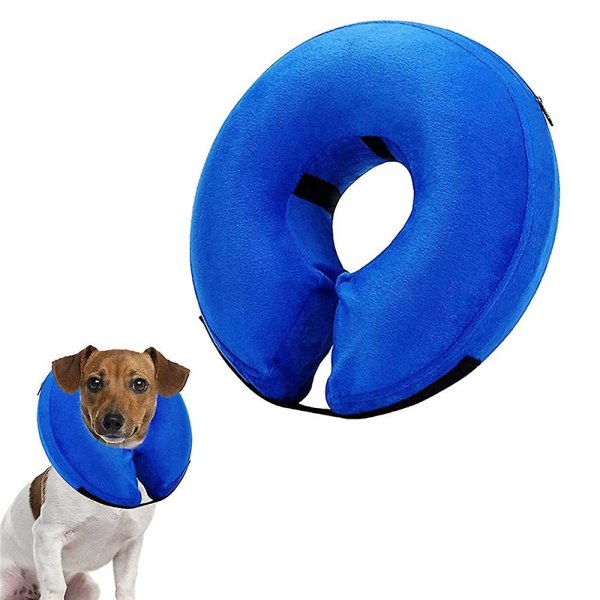 Pvc Oppustelig Pet Neck Ring Hund Pet Anti Bite Ring Anti Scratch Beauty Mask Anti Lick Hund Ring