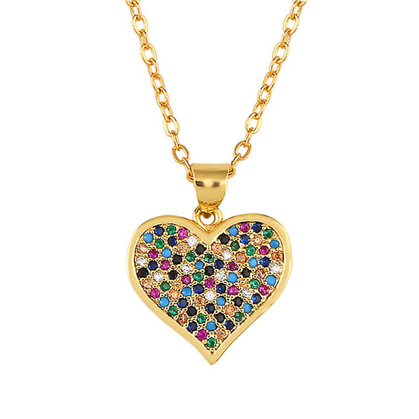 Halskæde Vintage Zircon Cross Fashion smykker Ac10455 cross