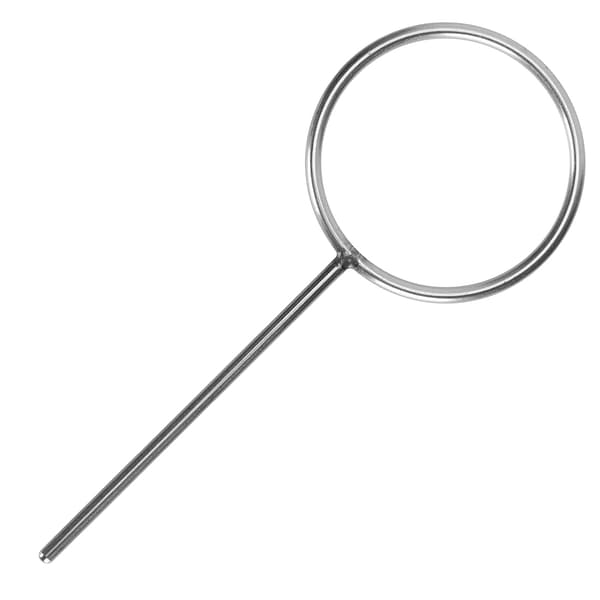 Laboratoriestøttering i rustfritt stål 100 mm 3,9 tommer, solid korrosjonsbestandig eksperimentutstyr