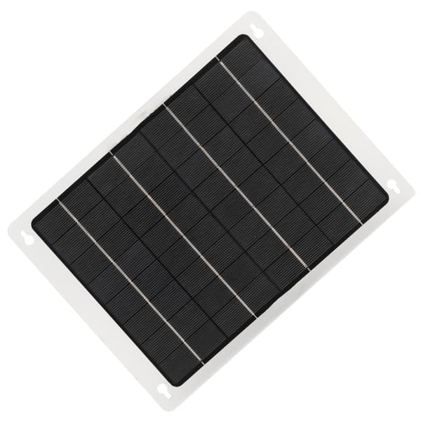 20W 12V Solcellepanel Polysilisium Batteriladerpanel Dobbel USB-ladeport OBD-kabel for bil og bobil