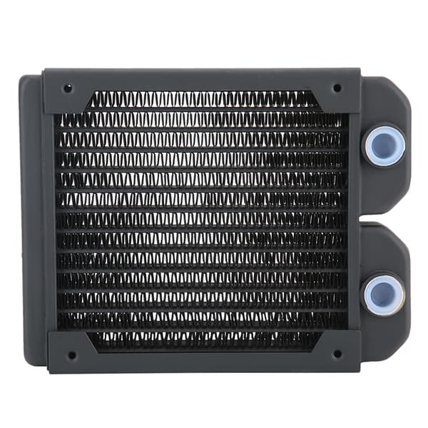 Computer Vandkøling Kobber Radiator 14 Rør CPU Køler Køleplade 120mm G1/4