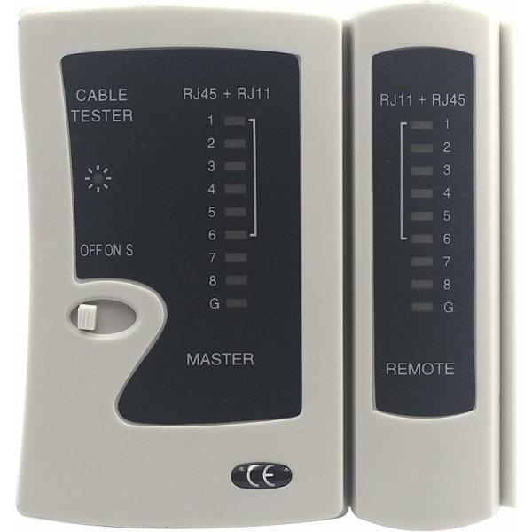 Nettverkstester NS-468 Nettverkskabeltester RJ45 Ethernet-kabeluttak for verktøyrom