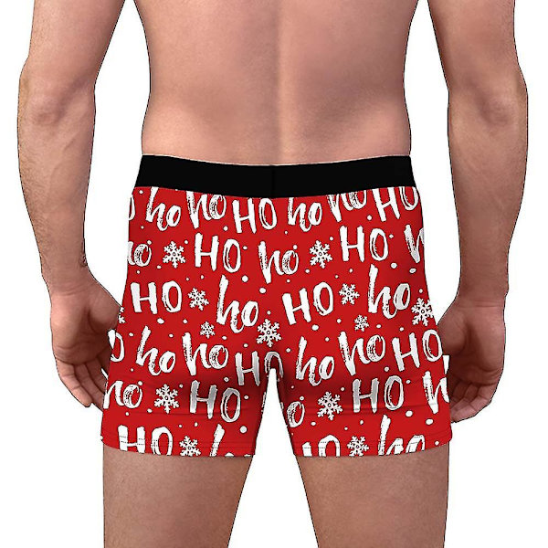 Christmas Boxers Trosor Herr Xmas Underkläder Kalsonger D XL