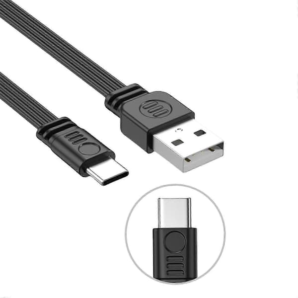 USB til Type C datakabel rask 2A lading høyhastighets 480 Mbps datasynkronisering bøyelig 90/rette hodekontakter ledning