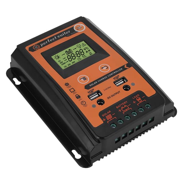12V 24V 30A PWM MPPT Solar Charge Controller Kort Version Dobbelt USB LCD Display Batteri Regulator