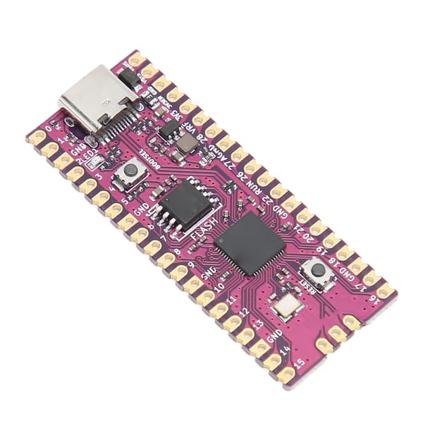 Raspberry Pi Pico RP2040 Dual Core ARM Cortex M0+ Lav Effekt Fleksibel Microcontroller Board