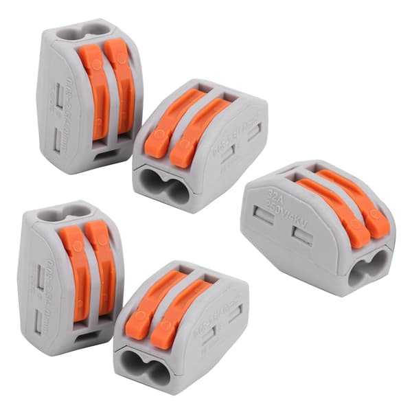 100 stk. Push Wire Connector Quick Connect Terminal Block Parallel Device PCT-212