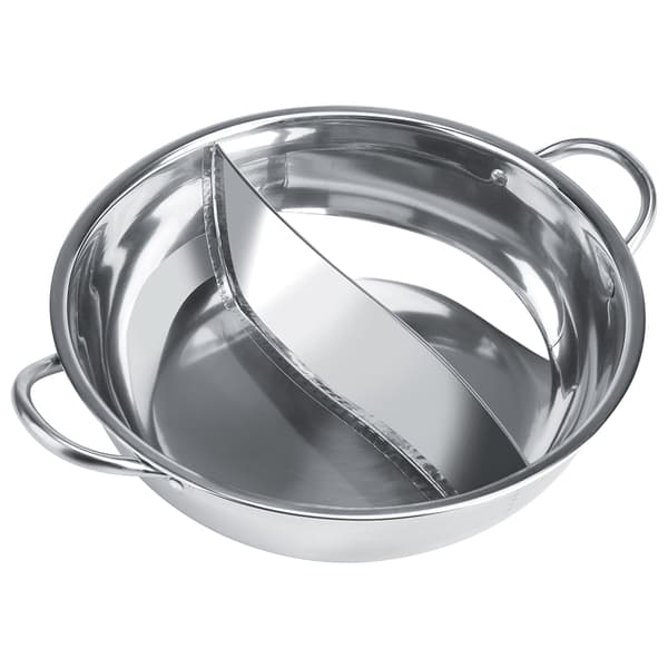 27 cm Dobbelt Smak Induksjon Hot Pot i Rustfritt Stål