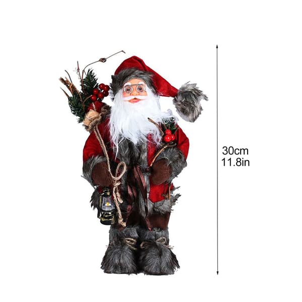Julemandsactionfigurdukke med pind