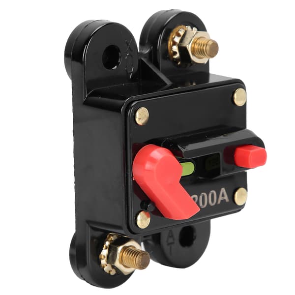 12V 24V DC Strømafbryder 200A Manuel Reset til Bil Audio Båd Lastbil Inverter