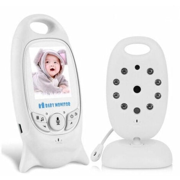 Baby med kamera, video baby , trådlös intercom-funktion, digital övervakningskamera (standby-läge, nig