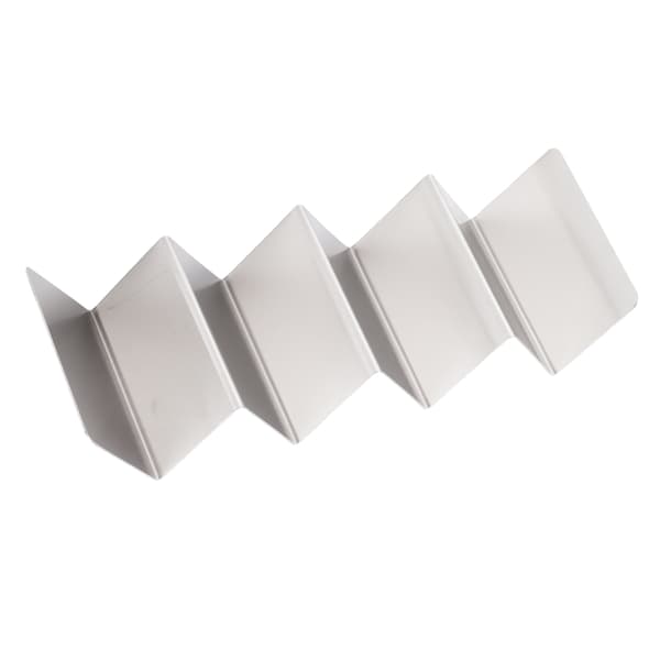 Rustfritt stål W-formet taco-holder stativbrett rustforebygging baking holder 4 taco