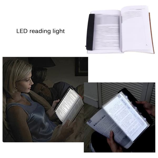 2-pak LED-boklampe, leselampe, for nattlesing i sengen