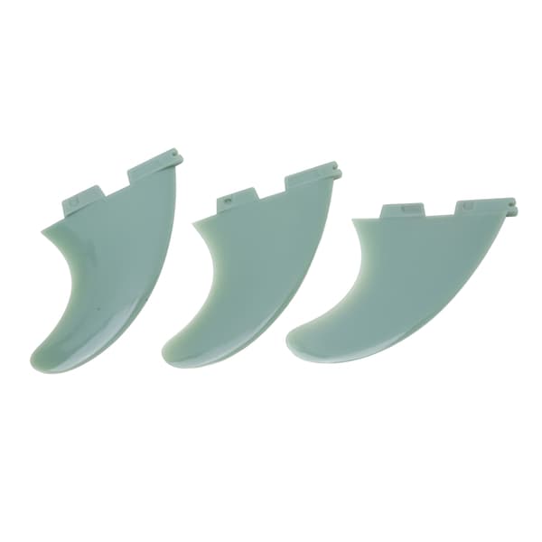 3 stk. Surfbræt Halefinne Glasfiber Paddle Board Fin Udskiftning Grøn Surf Tilbehør