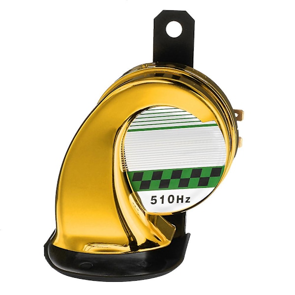 Universal Horn Speeker 12v 130db Vandtæt Super Højt Bil Motorcykel Motorcykel Lastbil Båd Elektrisk Højt Snegl Lufthorn Sirene Yellow