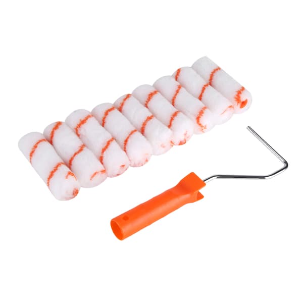 10-delars 10 cm Väggfärgsroller Kit Heminredning