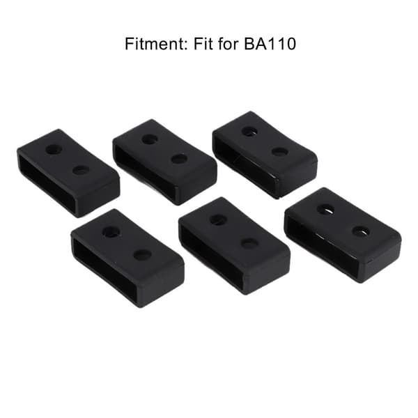 6 stk. urremsholder sikkerhedsholder passer til BA110 sort 20 mm
