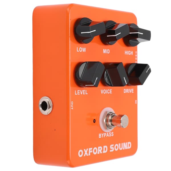 Orange Förstärkare Simulator Pedal Brittisk Rock Metal 6 Rattar Elgitarr Effekter