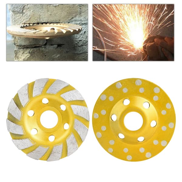 100 mm 4 tommer diamantslibeskivekop til sten, beton, keramisk polering
